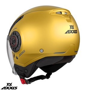 Casca Axxis model Metro S A3 (open face) - omologare noua ECE 22.06 - Galben mat - Img 2
