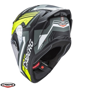 Casca Caberg Drift Evo II SV Jarama - Integrală, negru/gri/galben fluor mat, Pinlock și ochelari soare incluși, ECE 22.06 - Img 3