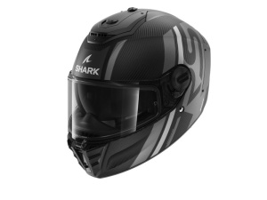 Casca integrala SHARK SPARTAN RS CARBON SHAWN MAT carbon/gri/matt/negru - Img 1