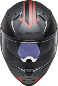 Casca LS2 Helmets Vector II Splitter - Integrală, gri titan/rosu mat, Pinlock și ochelari soare incluși, ECE 22.06 - Img 3