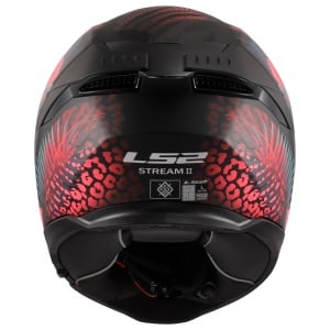 Casca LS2 Stream II Jungle FF808 Negru/Rosu Mat - Img 4
