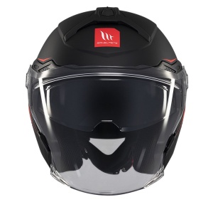 Casca MT Helmets Cosmo SV - Open face, negru mat, ECE 22.06 - Img 3