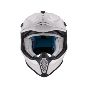 Casca MT Helmets Falcon S - Integrală, alb lucios - Img 3