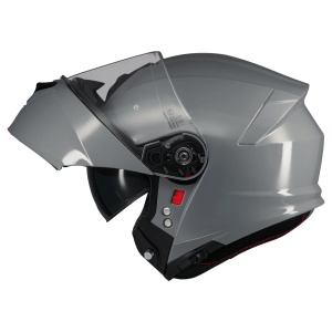 Casca MT Helmets Genesis SV Pure - Flip-up, gri lucios, Ochelari soare incluși, ECE 22.06
