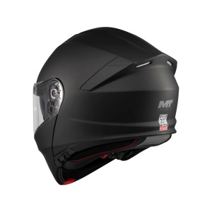 Casca MT Helmets Genesis SV Pure - Flip-up, negru mat, Ochelari soare incluși, ECE 22.06 - Img 4