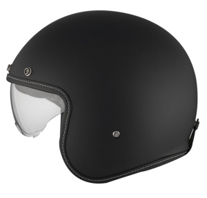 Casca MT Helmets Le Mans 2 S SV - Open face, negru mat, Ochelari soare incluși, ECE 22.06 - Img 2