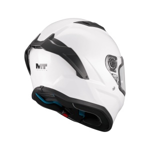 Casca MT Helmets Stinger 2 Kids Pure - Integrală, alb lucios, ECE 22.06 - Img 4