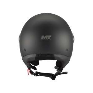 Casca MT Helmets Street S Pure - Open face, negru mat, ECE 22.06 - Img 3