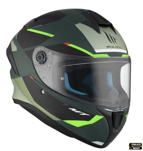 Casca MT Helmets Targo S Kay - Integrală, verde mat, ECE 22.06 - Img 4