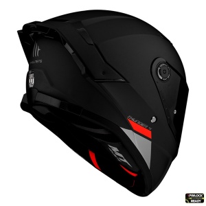 Casca MT Helmets Thunder 4 SV - Integrală, negru mat, Ochelari soare incluși, ECE 22.06 - Img 3
