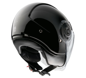 Casca MT Helmets Viale SV S - Open face, negru lucios, Ochelari soare incluși, ECE 22.06 - Img 3