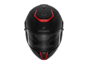 Casca SHARK SPARTAN RS BLANK SP - Integrală, negru mat/rosu - Img 10