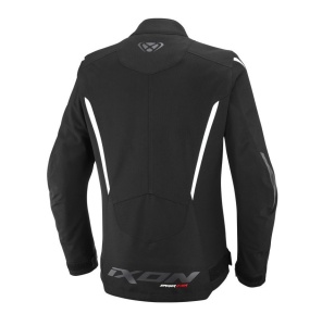 Geaca moto Ixon Striker 2 AIR WP LS - dama, impermeabila, street/sport, negru/alb - Img 2