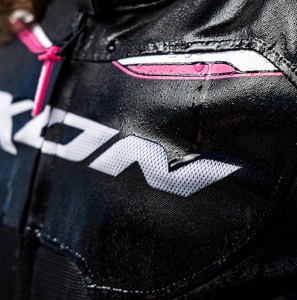 Geaca moto Ixon Striker AIR WPL LS - dama, vara, impermeabila, roadster/racing, negru - Img 3