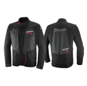 Geaca moto Ixon TYR - barbati, impermeabila, touring/adventure, negru/antracit/rosu - Img 3
