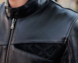 Geaca moto piele Ixon Cranky Air MS - barbati, vara, urban/heritage, negru - Img 3