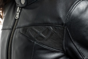 Geaca moto piele Ixon Cranky LS - dama, all season, urban/heritage, negru - Img 3