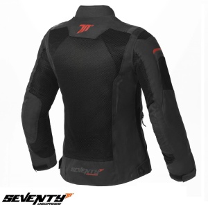 Geaca moto Seventy Degrees SD-JT58 - dama, vara, impermeabila, touring, negru - Img 2