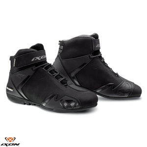 Ghete moto Ixon Gambler WP LS - dama, all season, impermeabile, roadster, negru