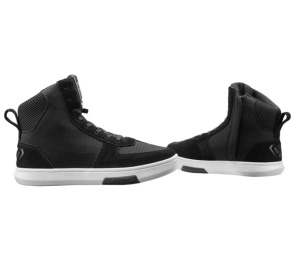Ghete moto Ixon Ghost Air LS - dama, urban, negru/alb