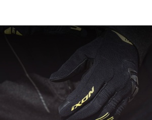 Manusi moto piele Ixon MIG 2 MS - barbati, vara, roadster, negru/galben - Img 3