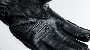Manusi moto piele Ixon RS Nizo LS - dama, vara, urban/heritage, degete tactile, negru - Img 4