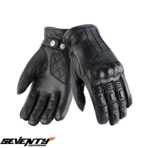 Manusi moto piele Seventy Degrees SD-C33 - dama, iarna, urban, negru