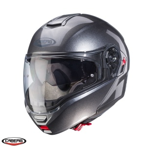Casca Caberg Levo X - Flip-up, gri mat, Pinlock și ochelari soare incluși, ECE 22.06 - Img 2
