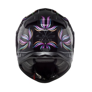 Casca LS2 Helmets Vector II Tropical - Integrală, negru/roz, Pinlock și ochelari soare incluși, ECE 22.06 - Img 2