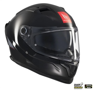 Casca MT Helmets Braker SV - Integrală, negru lucios, Ochelari soare incluși, ECE 22.06 - Img 4