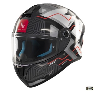 Casca MT Helmets Targo S Brik - Integrală, gri lucios, ECE 22.06 - Img 2