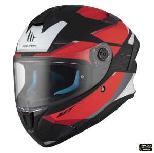 Casca MT Helmets Targo S Kay - Integrală, rosu mat, ECE 22.06 - Img 2
