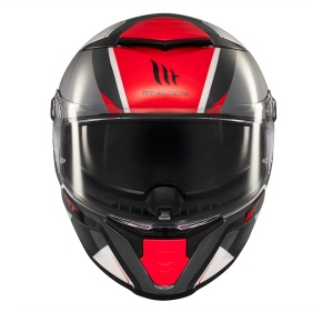 Casca MT Helmets Thunder 4 SV Freeway - Integrală, gri lucios, Ochelari soare incluși, ECE 22.06 - Img 3