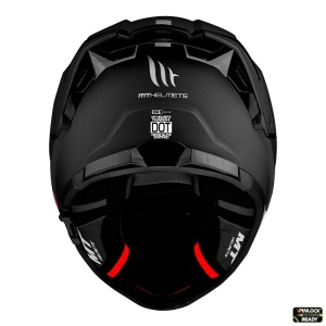 Casca MT Helmets Thunder 4 SV - Integrală, negru mat, Ochelari soare incluși, ECE 22.06 - Img 4