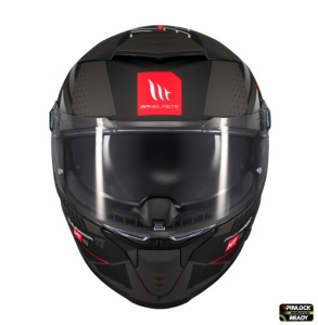 Casca MT Helmets Thunder 4 SV Luminence - Integrală, negru/gri mat, Ochelari soare incluși, ECE 22.06 - Img 3
