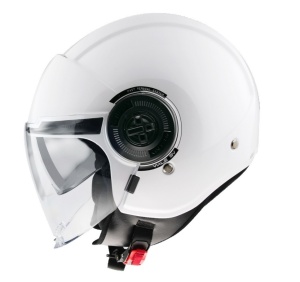 Casca MT Helmets Viale SV S - Open face, alb lucios, ECE 22.06