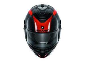 Casca SHARK SPARTAN GT CARBON TRACKER - Integrală, alb/gri/negru/portocaliu, Ochelari soare incluși - Img 3