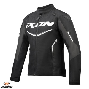 Geaca moto Ixon Cordolo - barbati, vara, roadster, negru/antracit/alb