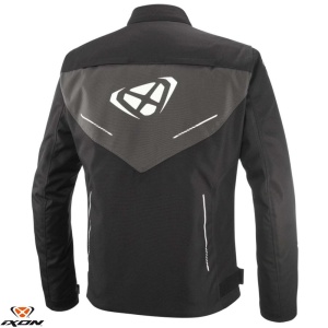 Geaca moto Ixon Prodigy WP MS - barbati, vara, impermeabila, roadster/racing, negru/antracit/alb - Img 2