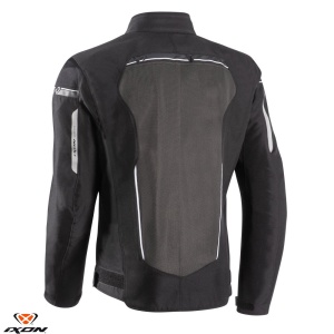 Geaca moto Ixon T-Rex MS - barbati, vara, impermeabila, roadster/racing, negru/alb/gri - Img 2