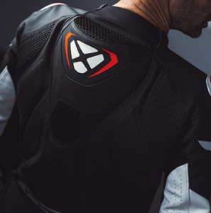 Geaca moto piele Ixon Vortex 3 MS - barbati, vara, racing, negru/alb - Img 4