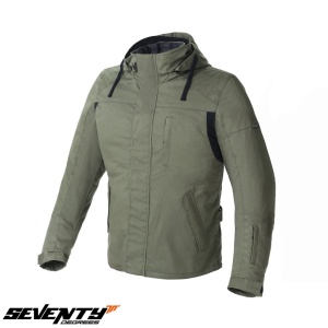 Geaca moto Seventy Degrees SD-JC73 - barbati, all season, impermeabila, urban/touring, verde - Img 3