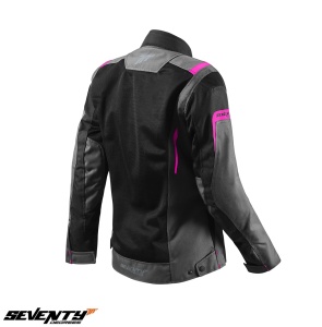 Geaca moto Seventy Degrees SD-JT68 Sahara - dama, vara, impermeabila, touring, gri - Img 2