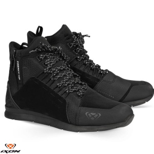 Ghete moto Ixon Freaky WP LS - dama, all season, impermeabile, urban, negru