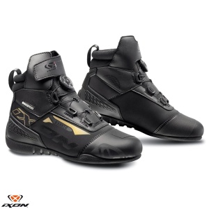 Ghete moto Ixon Ranker WP LS - dama, all season, impermeabile, street, negru