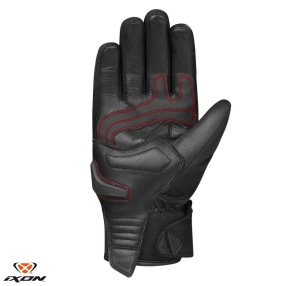 Manusi moto piele Ixon Pro Hawker MS - barbati, iarna, impermeabile, roadster, degete tactile, negru/rosu - Img 2