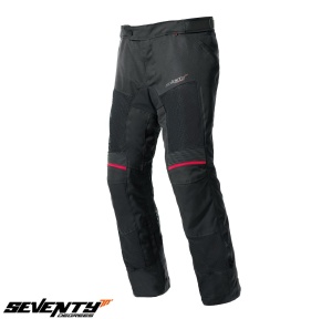 Pantaloni moto Seventy Degrees SD-PT22 - barbati, vara, impermeabili, touring, negru