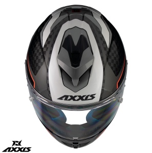 Casca Axxis Cobra Rage - Integrală, gri lucios - Img 4