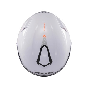 Casca Axxis Storm S SV - Flip-up, alb lucios, ochelari soare incluși, ECE 22.06 - Img 3