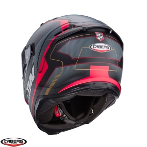 Casca Caberg Avalon X SV Optic - Integrală, negru/gri/rosu, Ochelari soare incluși, ECE 22.06 - Img 3